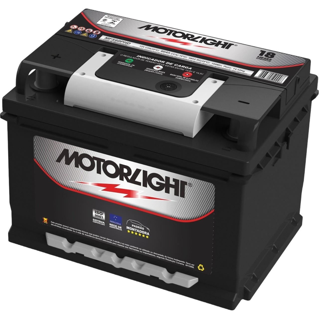 Irmãos Krause | Bateria 60ah Motorlight 2030
